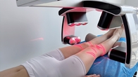 A dor fria do joelho de Dechnology dos diodos da máquina do laser da fisioterapia reduz o dispositivo