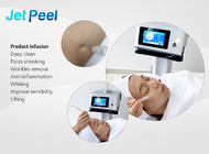 Linha tripla 0.15mm do dispositivo da beleza da máquina de Jet Peel dos termas da pele para melhor absorver