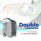 Cryolipolysis de congelação Chin Treatment Double Cryo Machine 4 segura o emagrecimento de congelação da gordura corporal fresca dobro do canal
