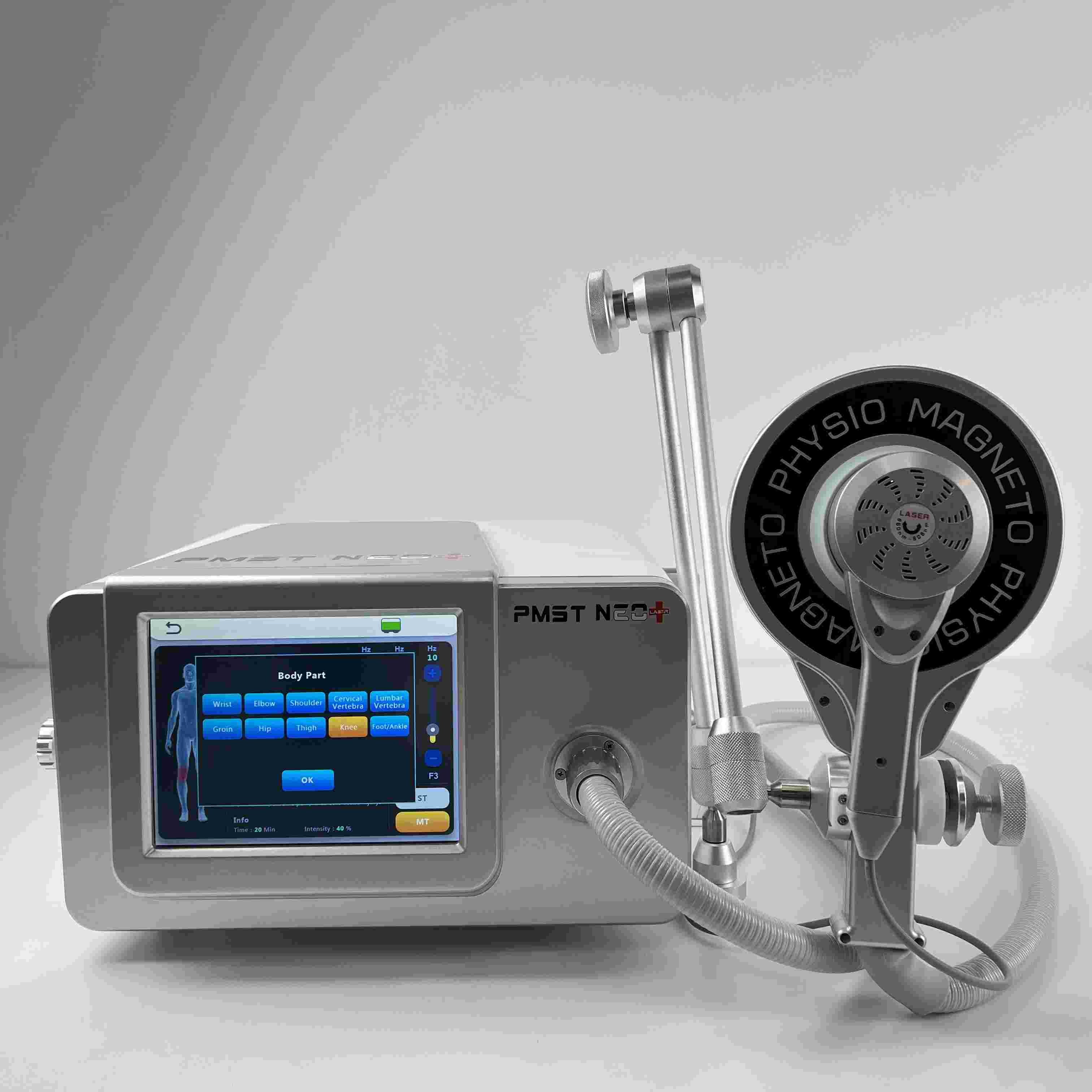 808NM Magneto Fisioterapia Máquina 2 em 1 Dispositivo de Massagem de Laser Baixo