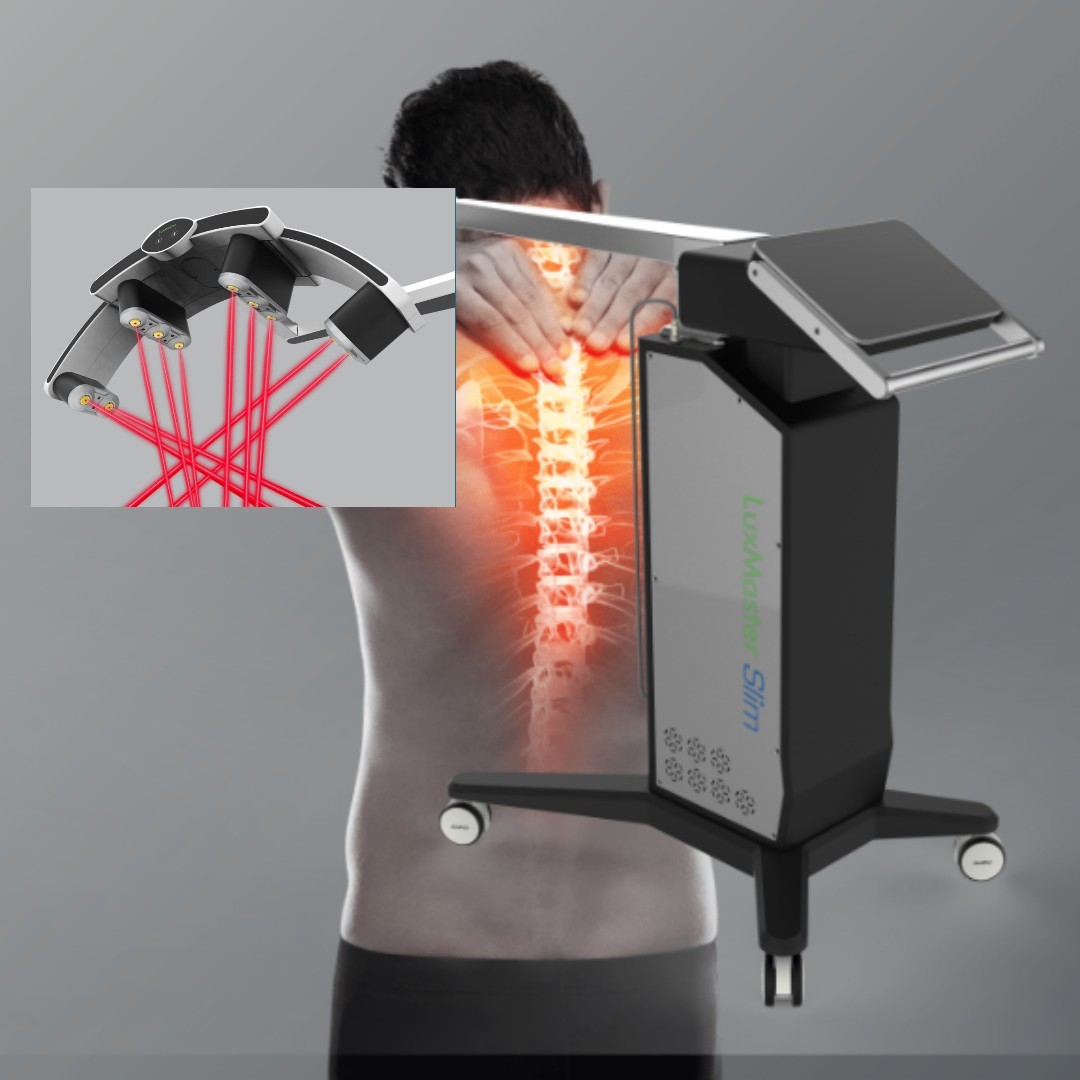 A dor fria do joelho de Dechnology dos diodos da máquina do laser da fisioterapia reduz o dispositivo