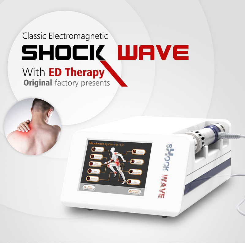Máquina da onda de choque da deficiência orgânica eréctil para o relevo de dor nas costas