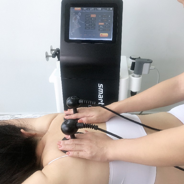 A máquina da terapia da inquietação do punho de 80MM combina um ultrassom de 6 barras