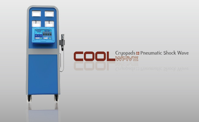 A gordura dupla da máquina da terapia da inquietação da pressão de ar reduz a máquina do emagrecimento de Cryotherapy